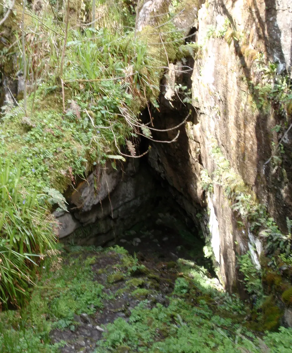 Photo of the Entrance of Pollnagollum cave, Clare, Ireland