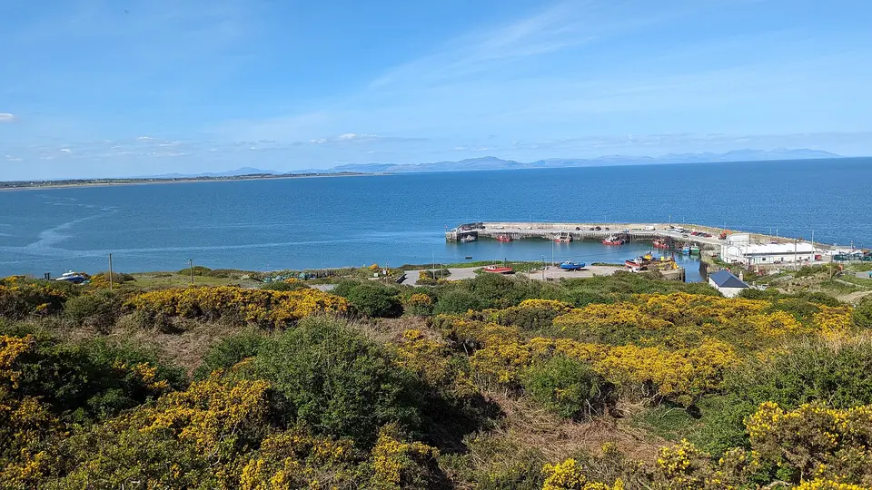 View from atop Clogherhead, overlooking Port Oreil