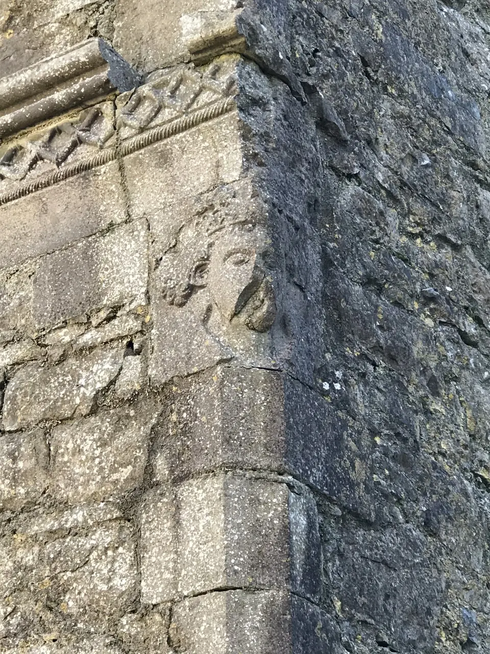 According to Roger Stalley, this sculpture in the nave of the medieval abbey of Abbeyknockmoy possibly depicts Cathal Crobhdearg Ua Conchobair.