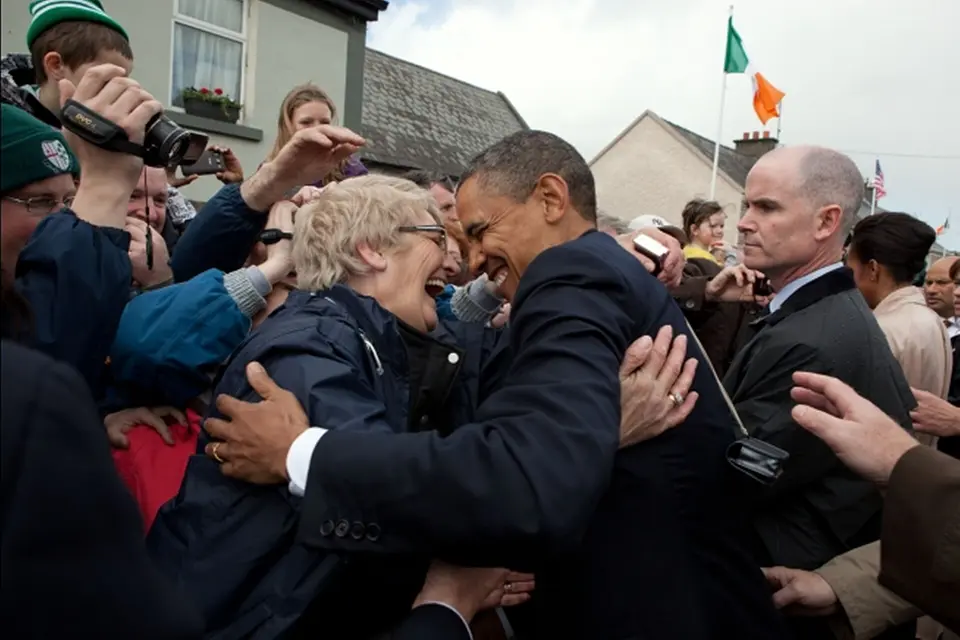 President Obama in Moneygall Ireland
