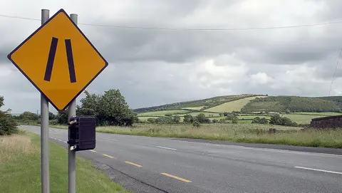 The R693 at Clomantagh, County Kilkenny, Ireland. What is in the locked box???