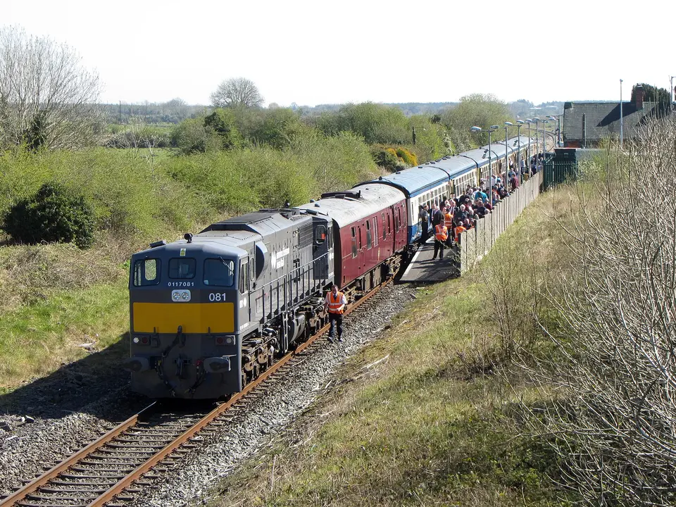 Railtour at Attymon station