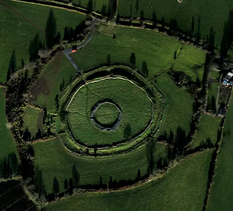 Rathgall Hillfort near Shillelagh, County Wicklow