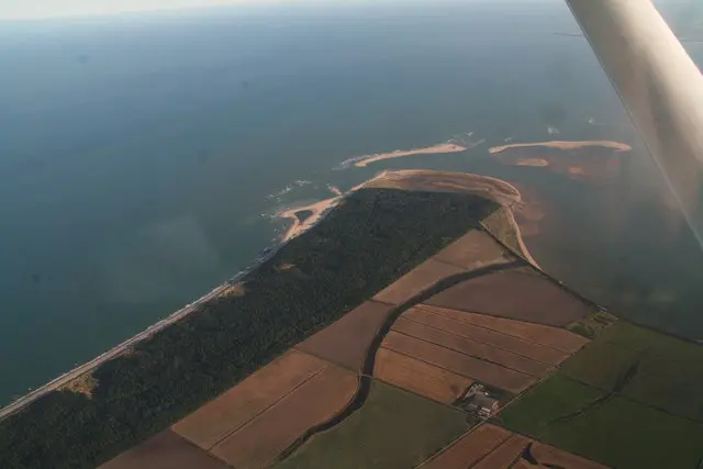 Raven Point Nature Reserve, aerial shot 2015