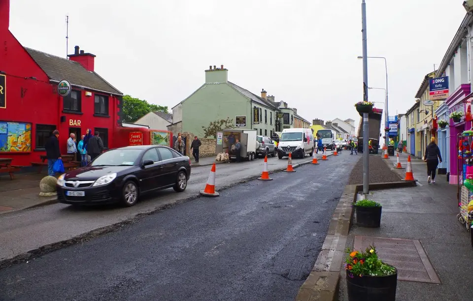 Resurfacing Main Street, Falcarragh, Co. Donegal