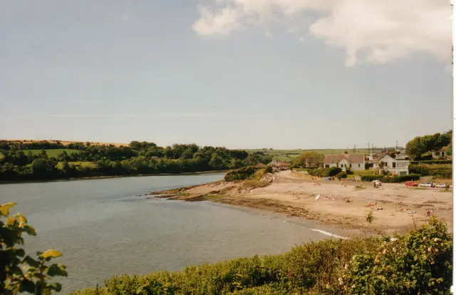 Ringabella Bay, near to Myrtleville, Kilbeg and Ballinluska, Cork, Ireland. Looking at Fountainstown Community website