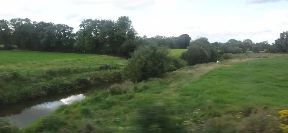 River Brosna from the train