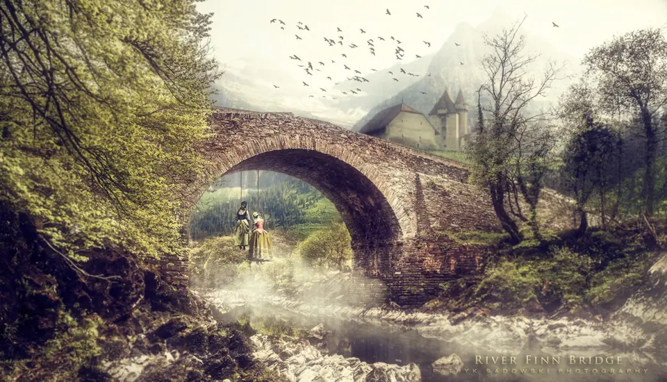 500px provided description: Just hanging in a beautiful natural setting Ireland - Co.Donegal [#Bridge ,#Ireland ,#River ,#Creepy ,#Girls ,#Finn ,#Hanged ,#Donegal Castle]