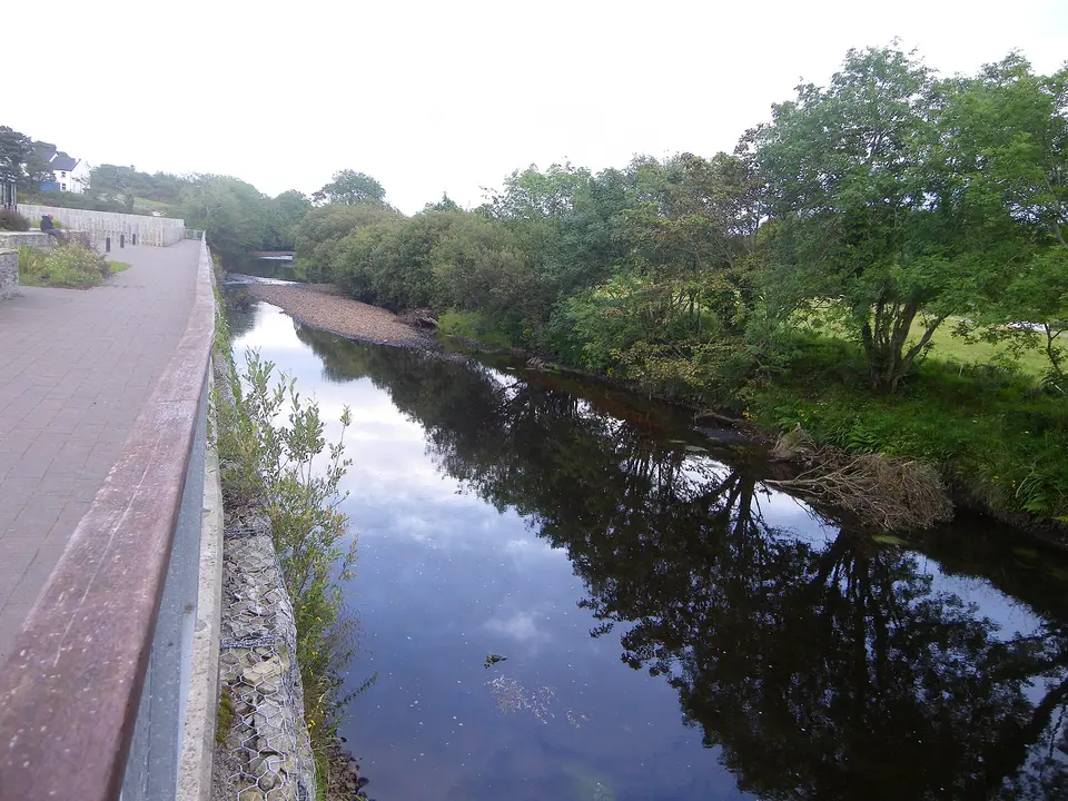 Owentocker river in Ardara, County Donegal, Ireland