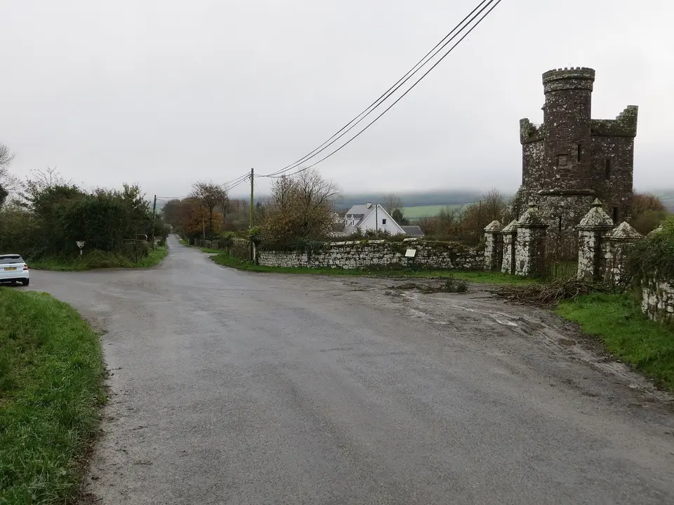 Road (L1521) at Castleoliver Gatehouse