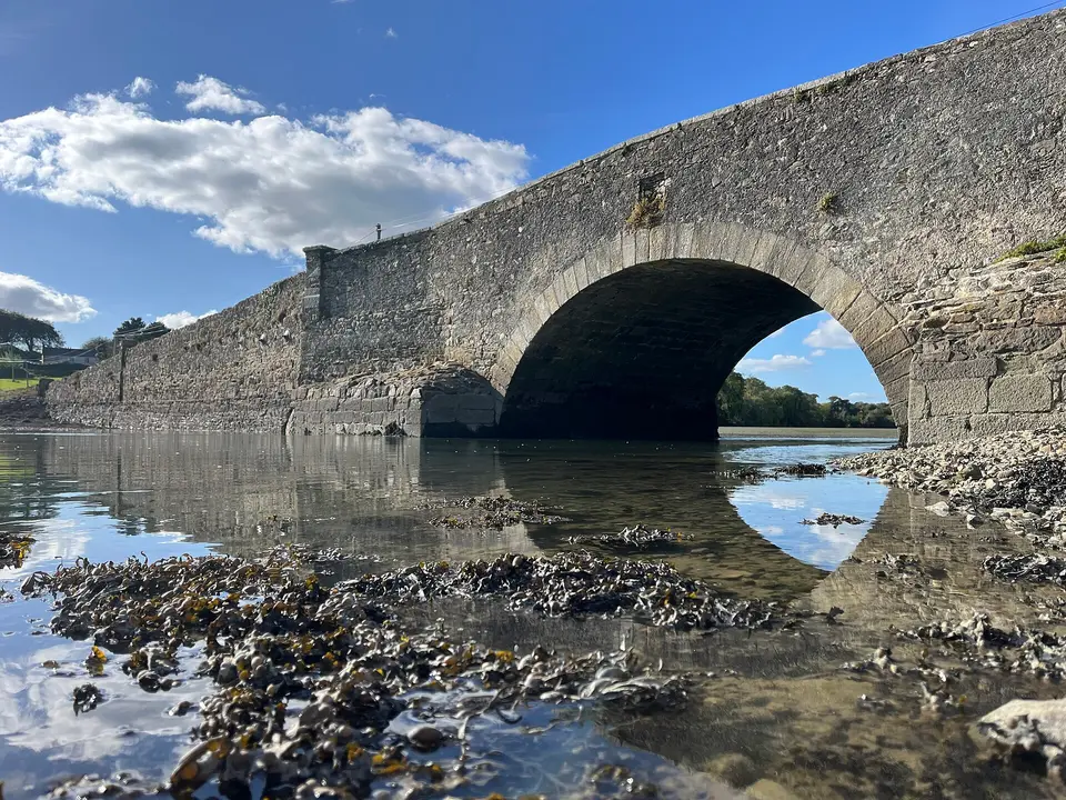 A view of Saltmills Bridge.