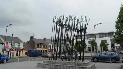Sculpture in Market Square, Castlebar