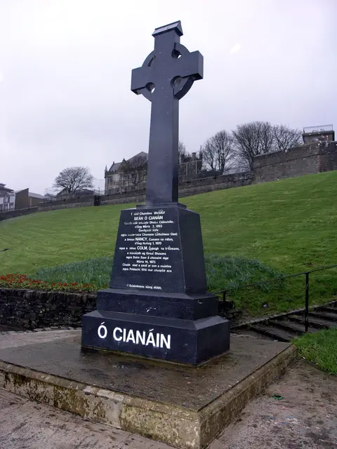 Sean Keenan memorial Bogside, Derry.