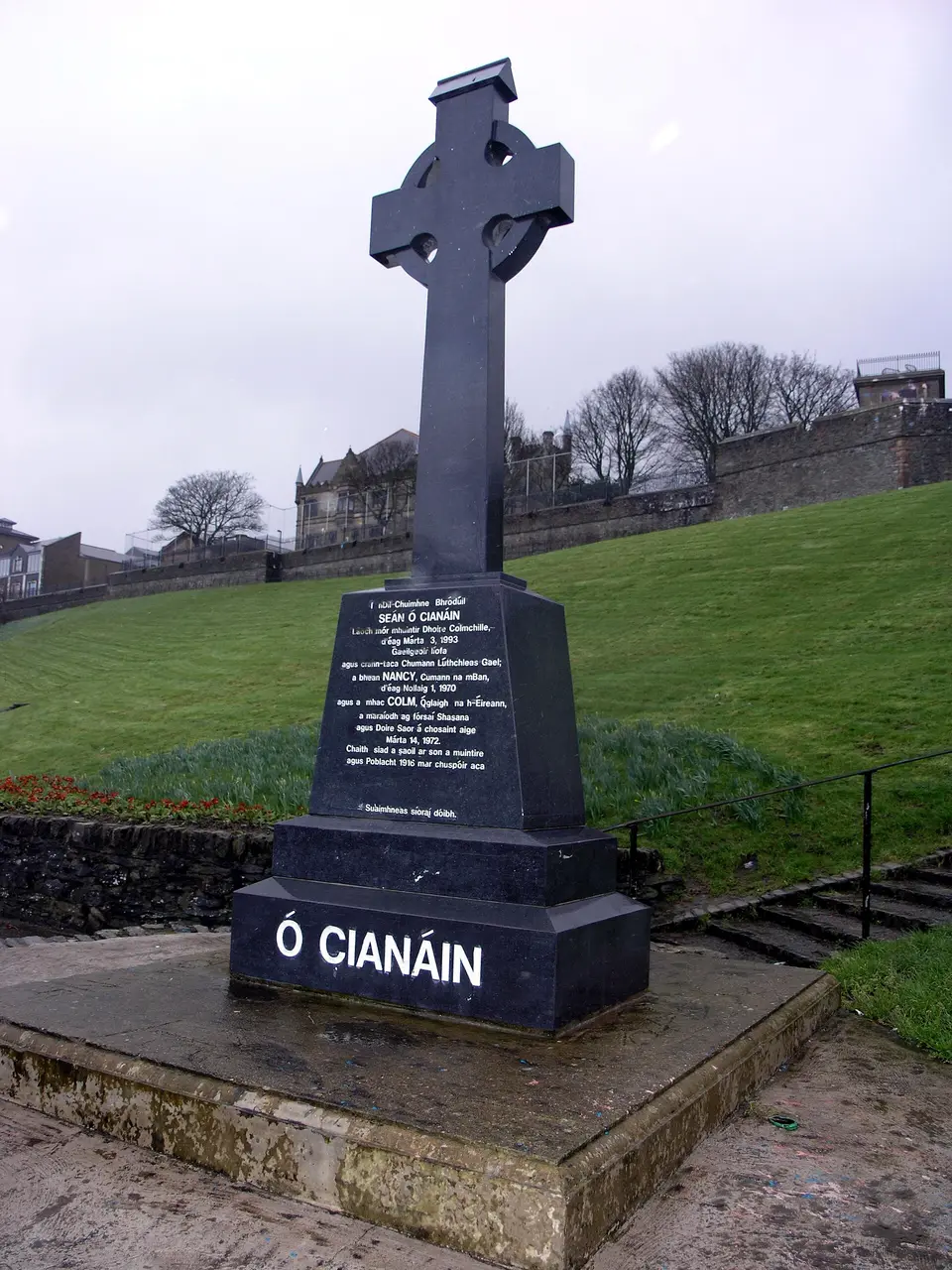 Sean Keenan memorial Bogside, Derry.