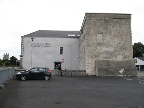 Side view of Bagenal's Castle and the Newry and Mourne Museum