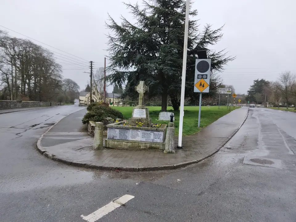 The fairgreen at Dunlavin, Co. Wicklow. Best known for the mass executions that took place here on 24 May 1798.