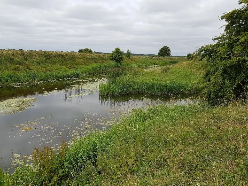 The mouth of the Slate River.
