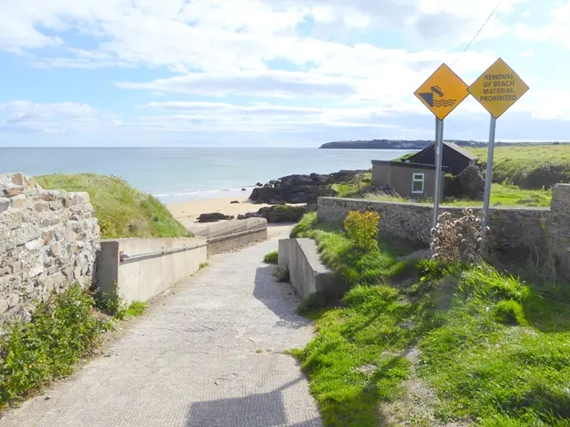 Slipway down to Ballyquin Strand