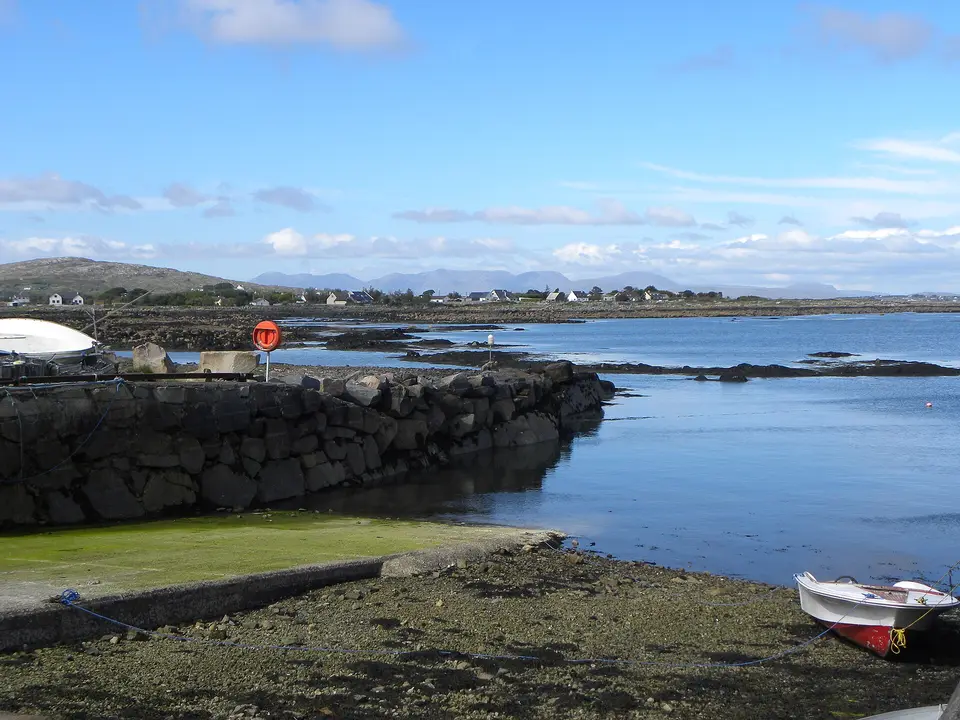 Slipway into a very calm bay