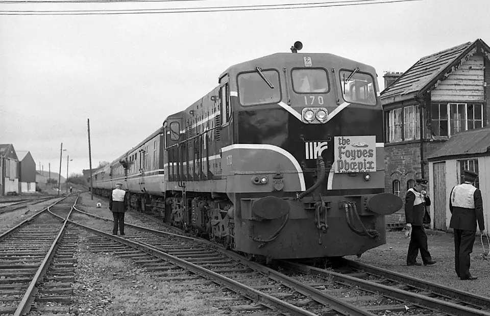Special train at Foynes (geograph 3462782)