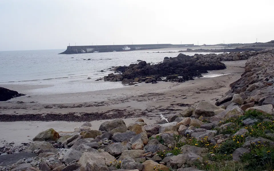 The pier at Spiddal, County Galway, Ireland.