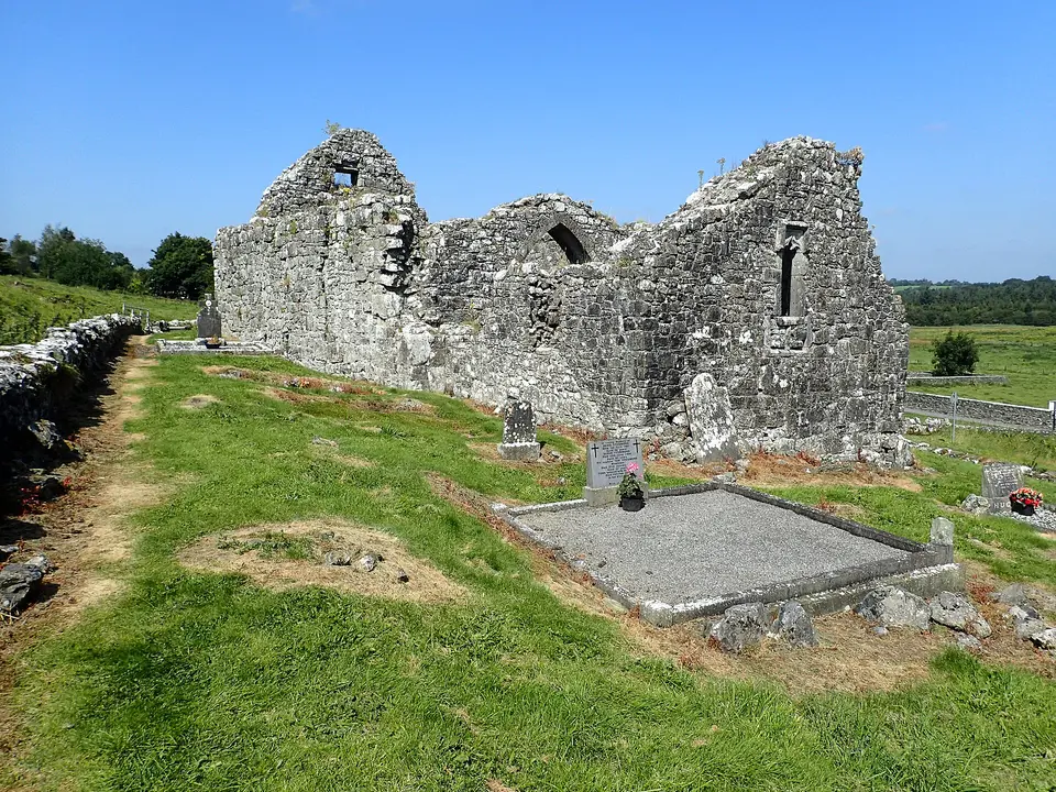 A view of St Fechin’s Church.