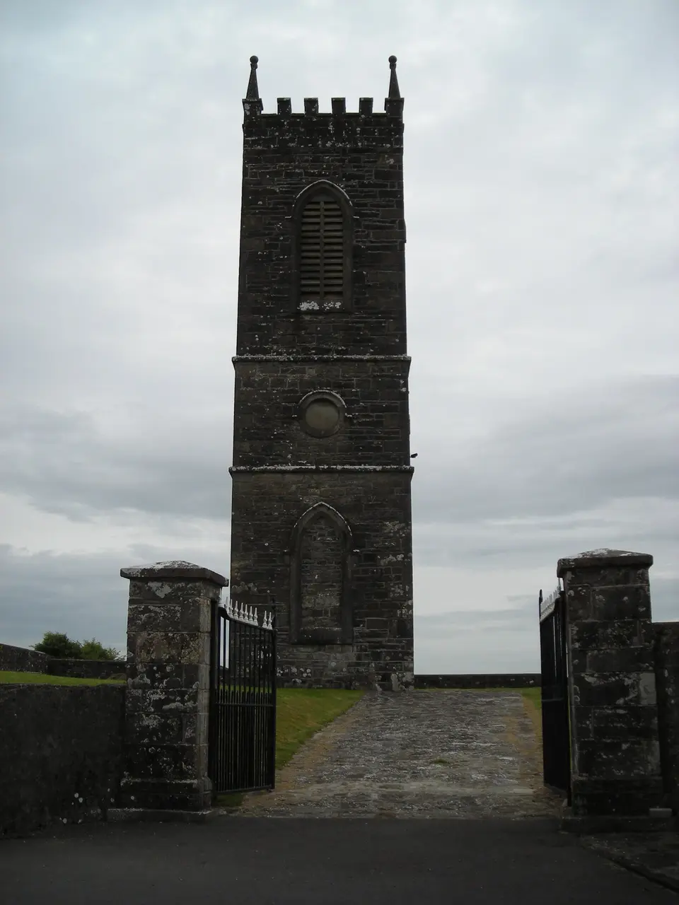 The bell tower of St James's Church of Ireland, Cloone, Country Leitrim.