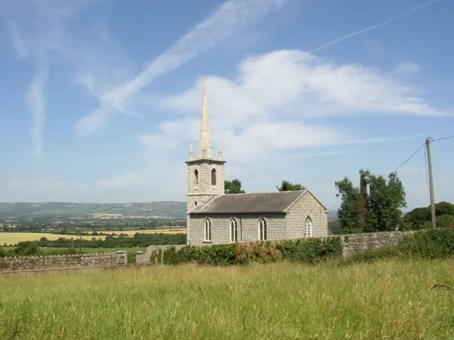 St John's Church, Nurney, Co. Carlow. Belonging to the Church of Ireland. Small, but well-proportioned.