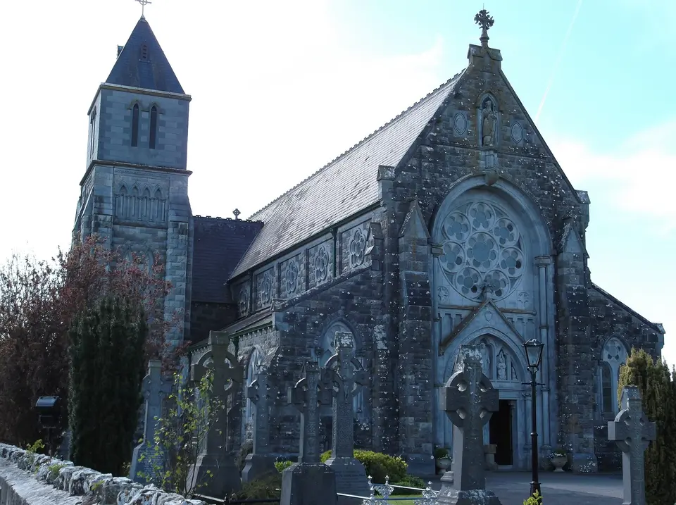 Photograph of the Church of St Ailbe, Emly, Co. Tipperary, on the site of an earlier cathedral and monastery