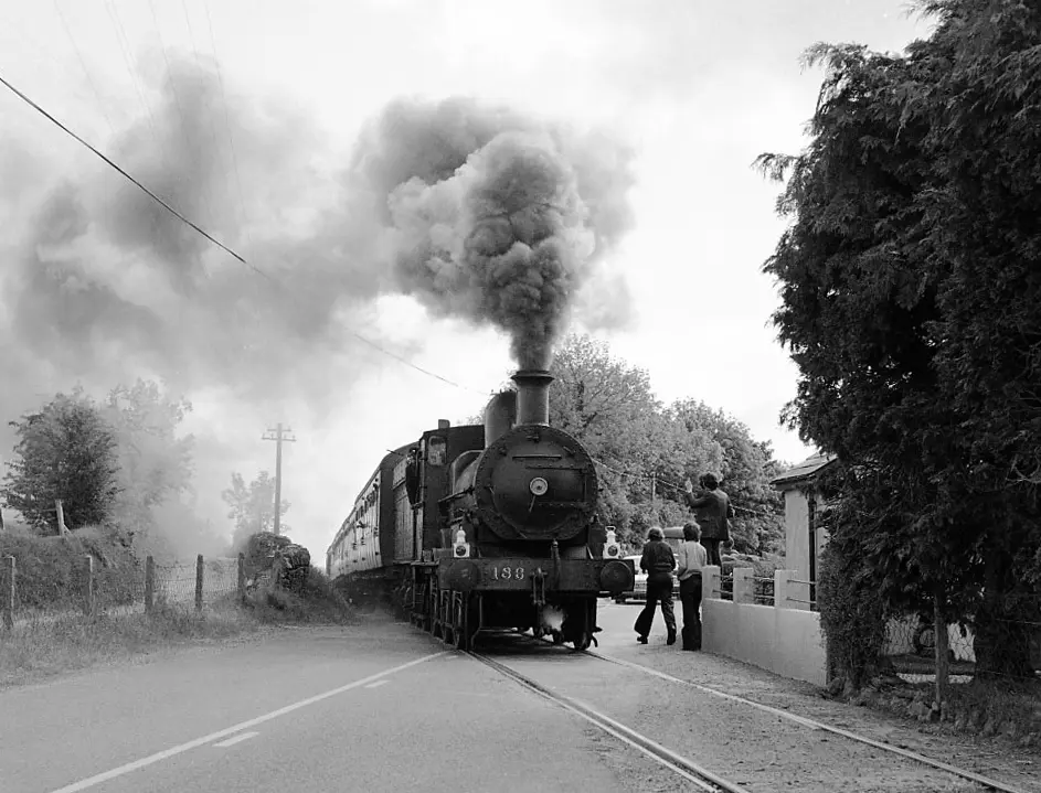 Steam train at Rathscanlan geograph.org.uk 3121522