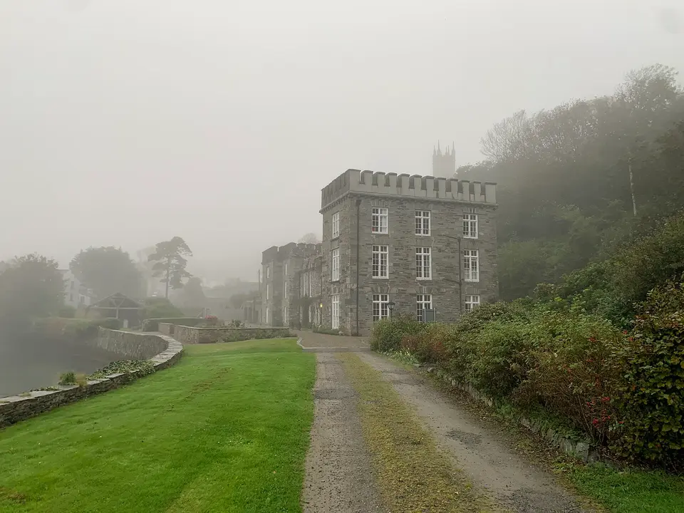 Castletownshend Castle in the mist