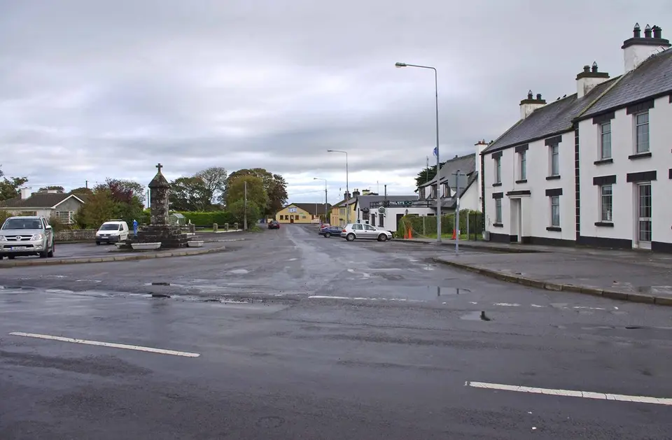 The centre of the village of Ardrahan, Co. Galway
