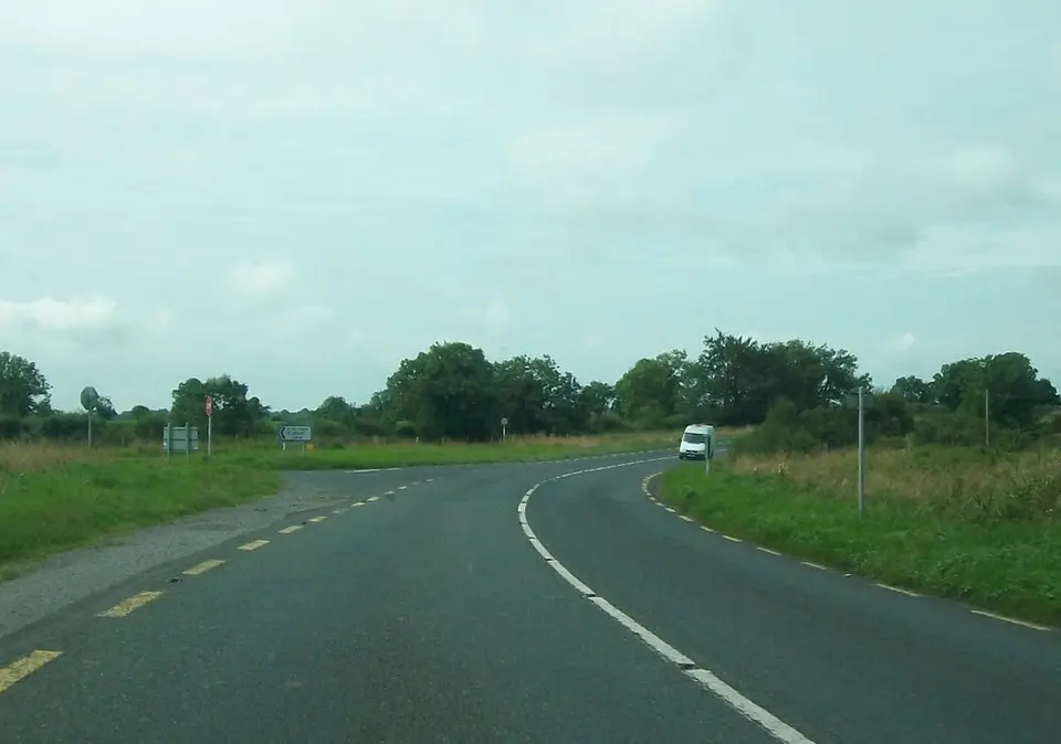 The Legan Road junction on the N55 north-east of Lisdreenagh