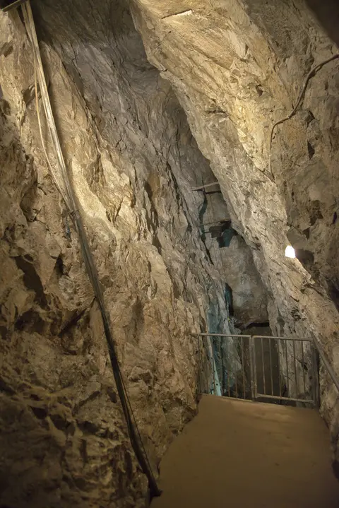 The main gallery where the lead/silver was extracted from.