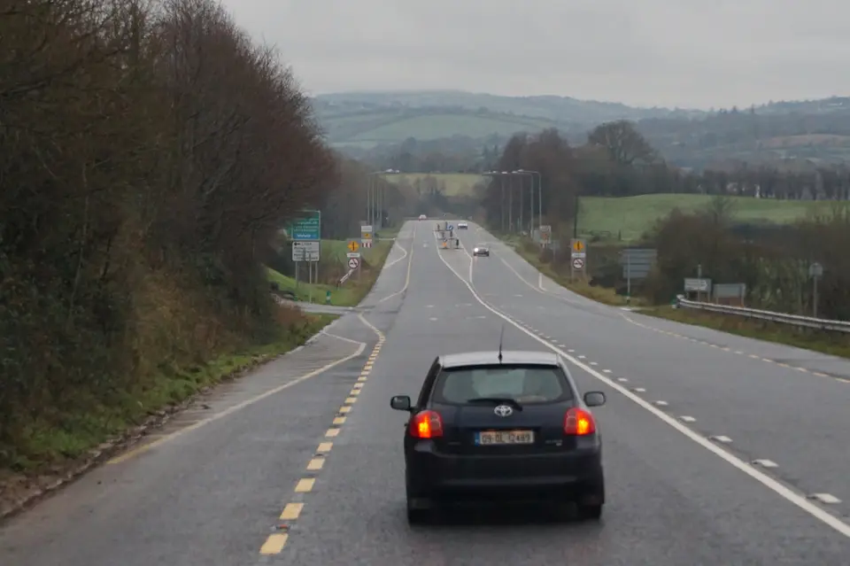 The N13 at Manorcunningham