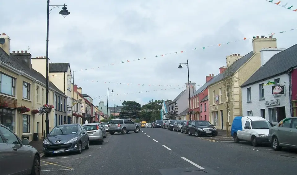 The northern section of Main Street, Glenties