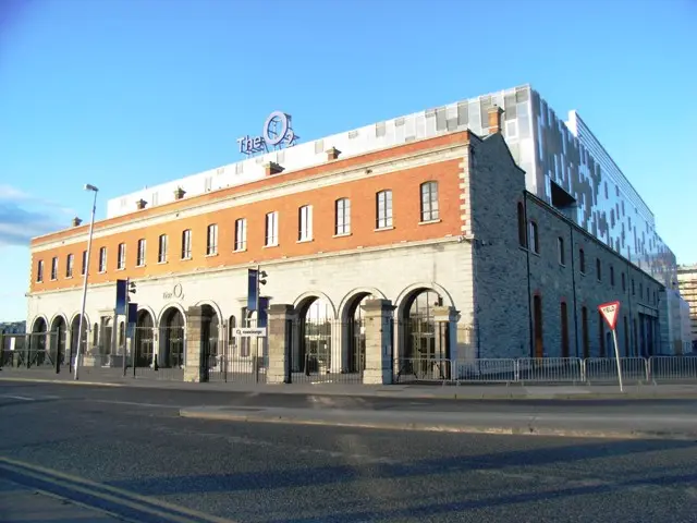The O2, Dublin Known as the Point Depot or Point Theatre prior to reconstruction in 2008.