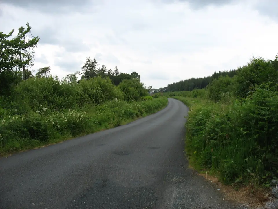 The road from Shillelagh to Coolboy