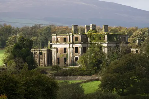 Ruins of Castleboro House, County Wexford, Ireland
