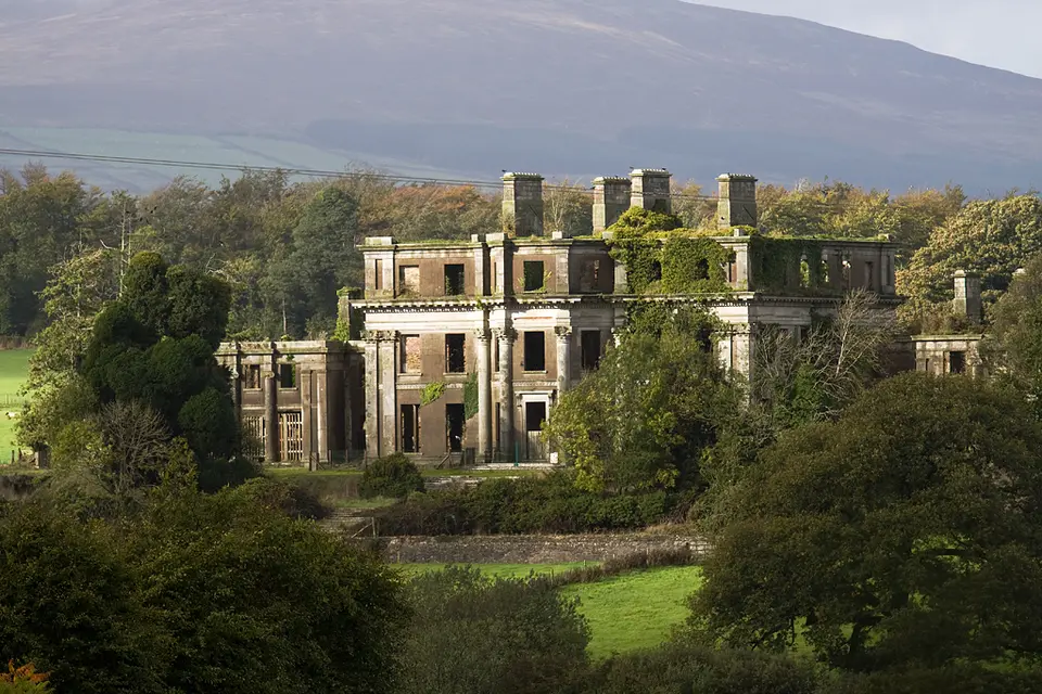 Ruins of Castleboro House, County Wexford, Ireland
