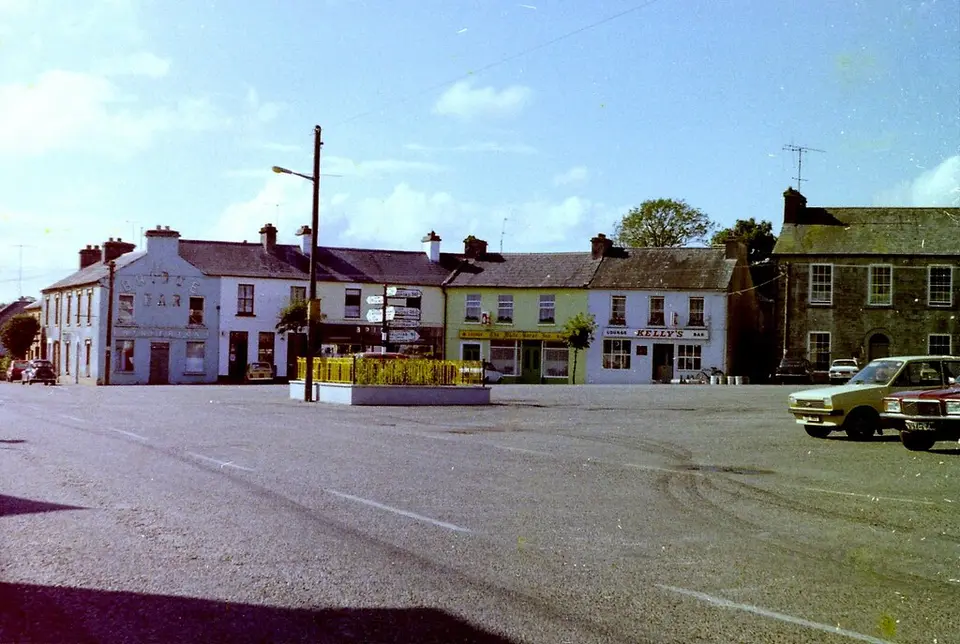 The Square, Mount Bellew Bridge, County Galway, 1980