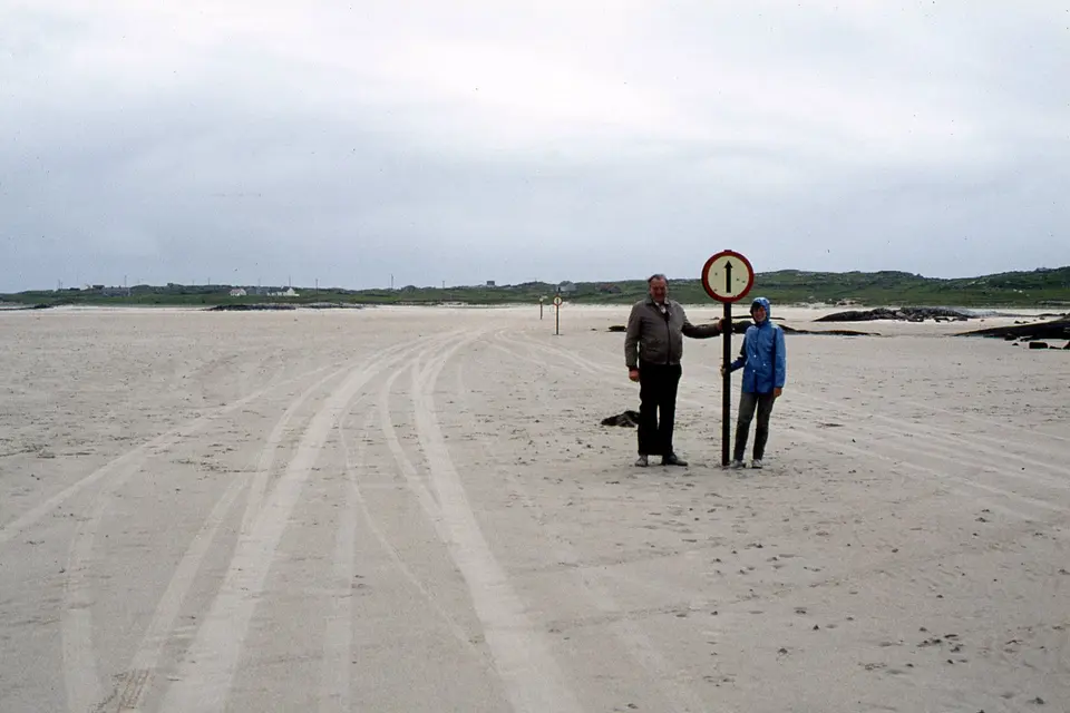 The way across the sands to Omey Island