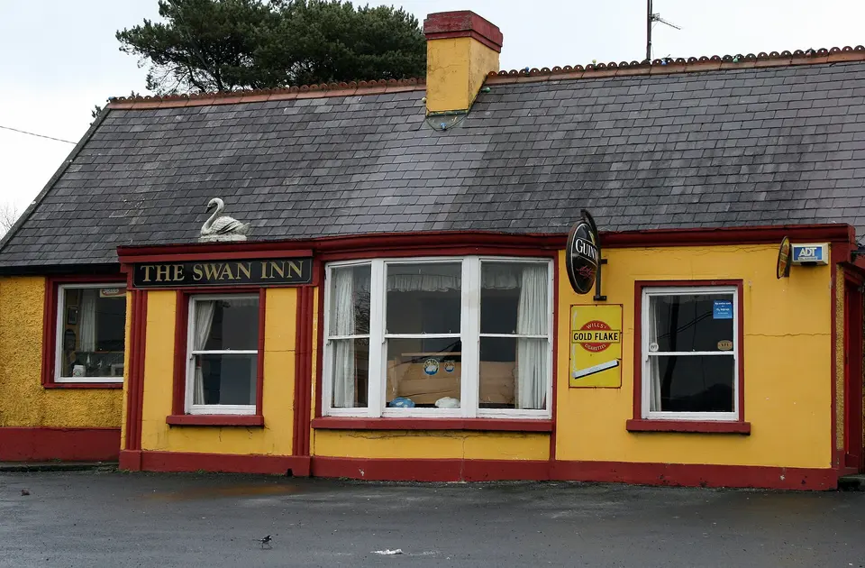 The Swan Inn in The Swan (village), County Laois, Ireland.