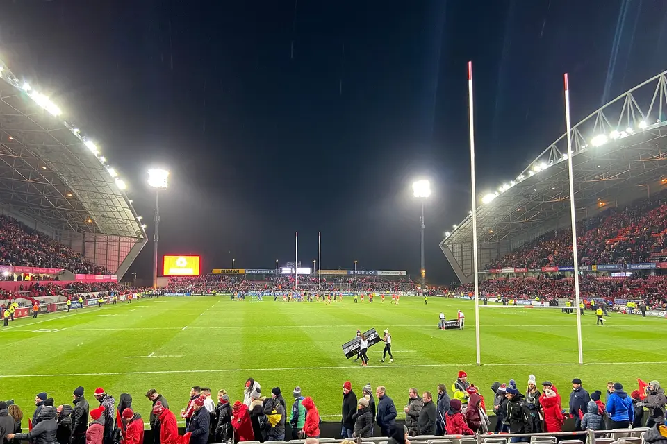 Thomond Park in Limerick after the Pro14 Irish derby Muster v Leinster