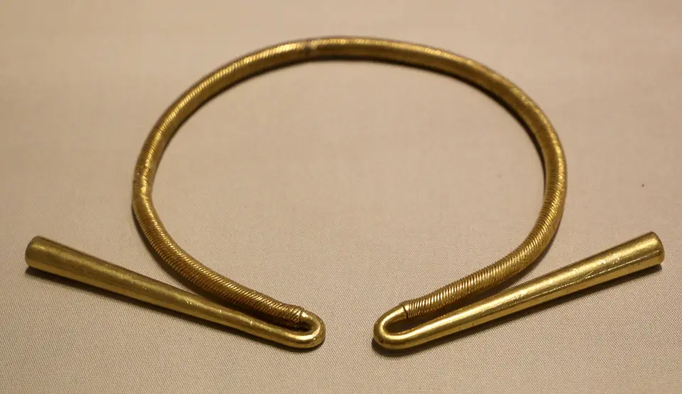 Prehistoric goldware in the National Museum of Ireland, Kildare Street