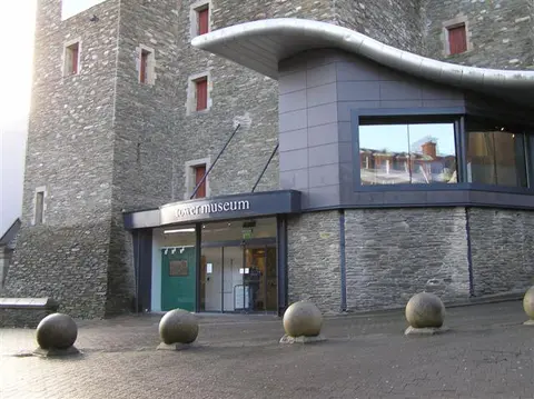 Tower Museum, Derry / Londonderry It is located within the walled area of the city, opposite the Guildhall