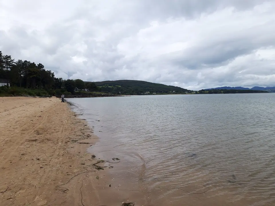 View of the sea at rathmullan beach, Donegal