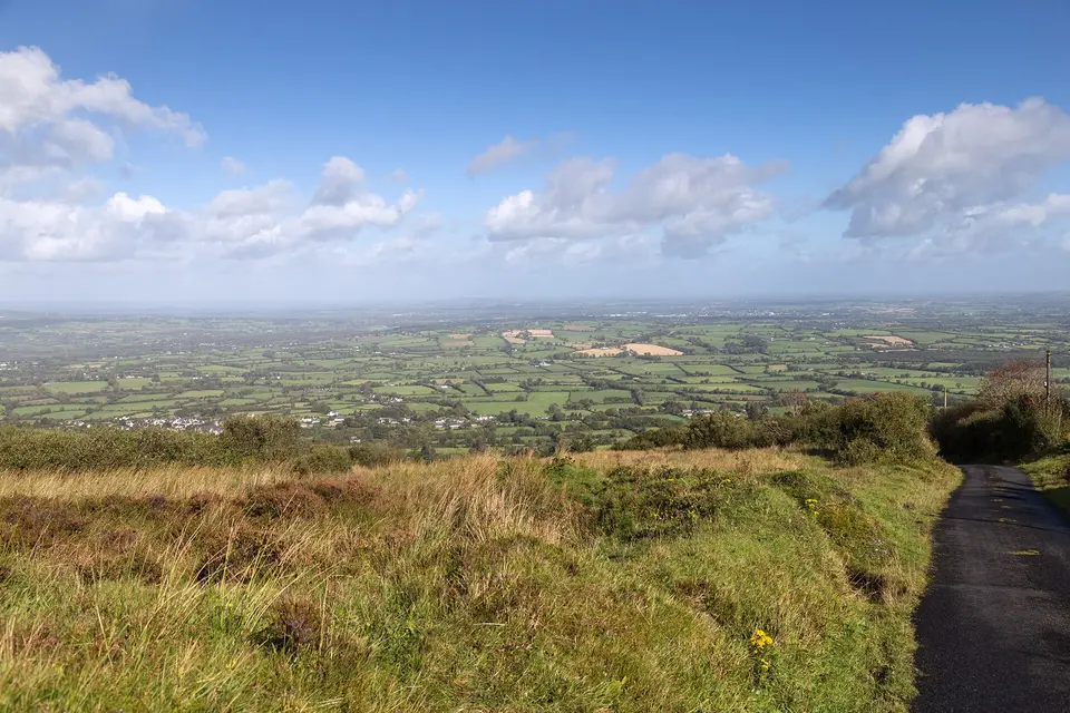 View north from Silvermine Mountains