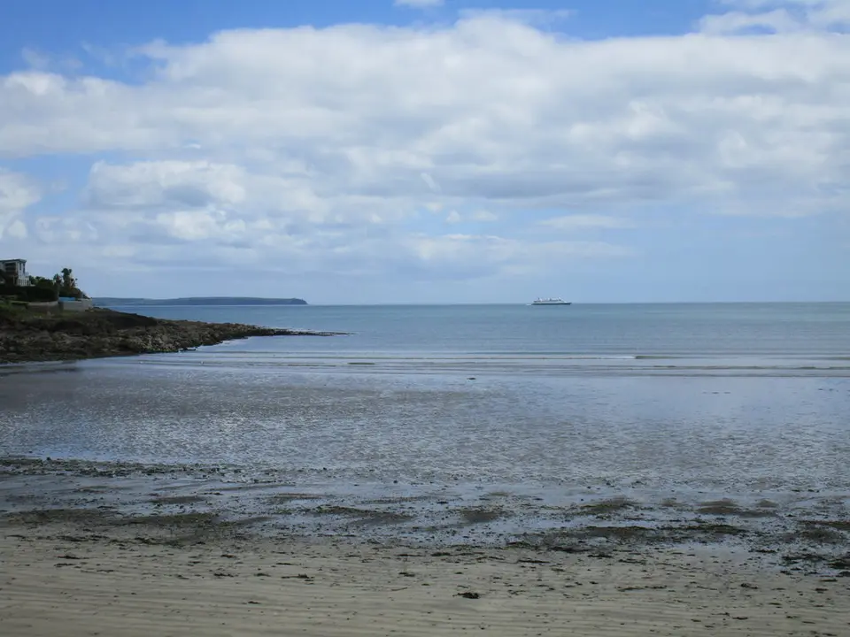 View out to sea at Ringabella