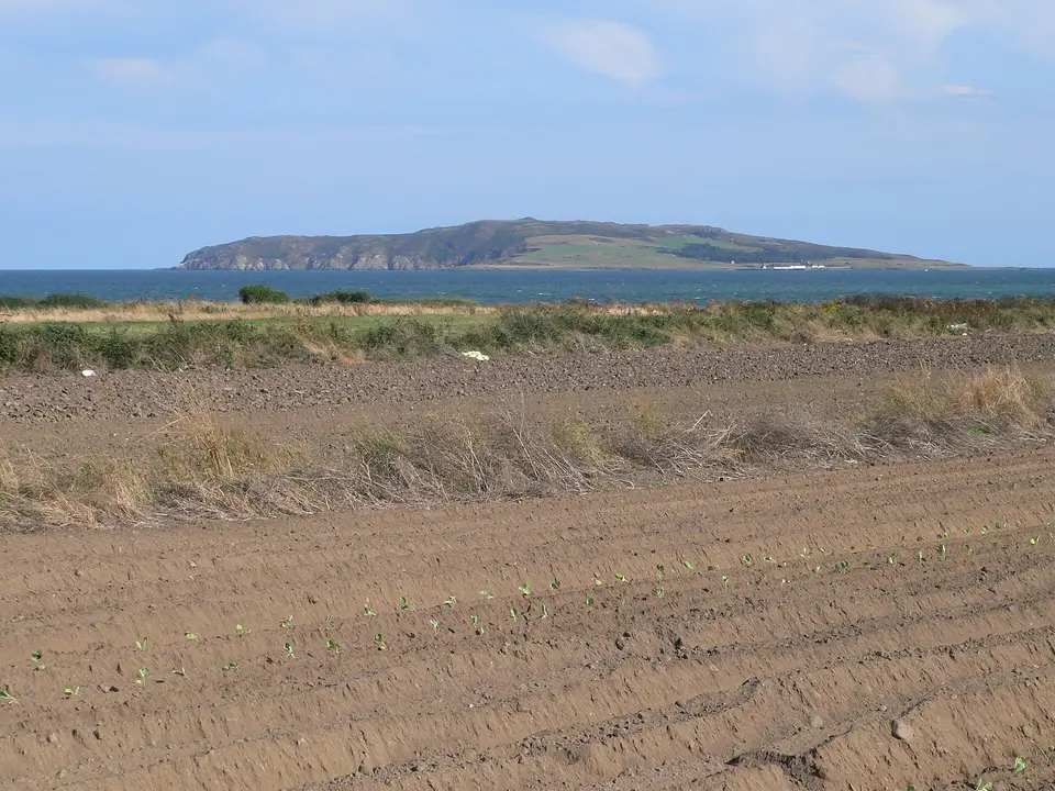 View to Lambay Island from Rush
